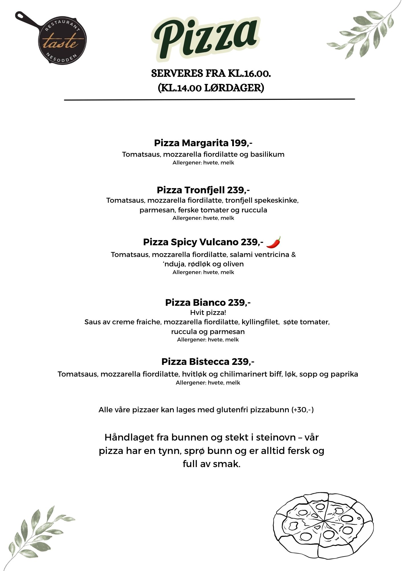 sommer meny 4 taste