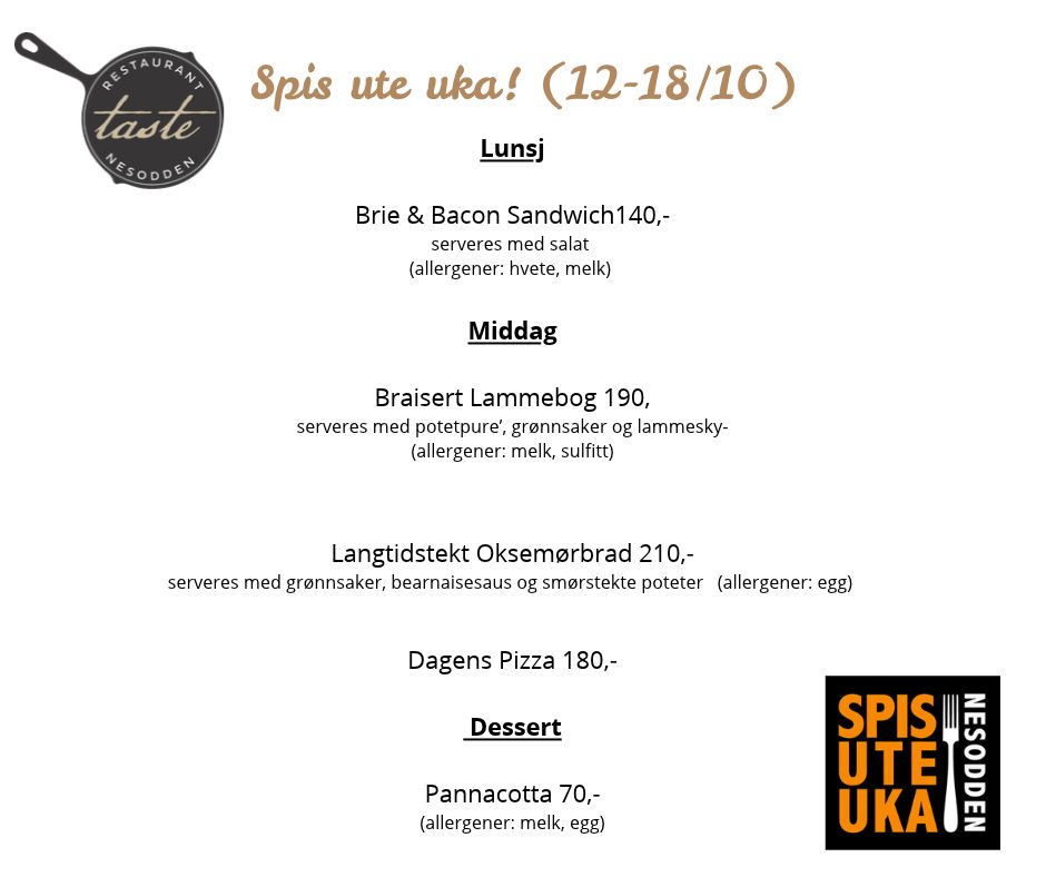 Spis ute uka, innstikker (Facebook-innlegg)
